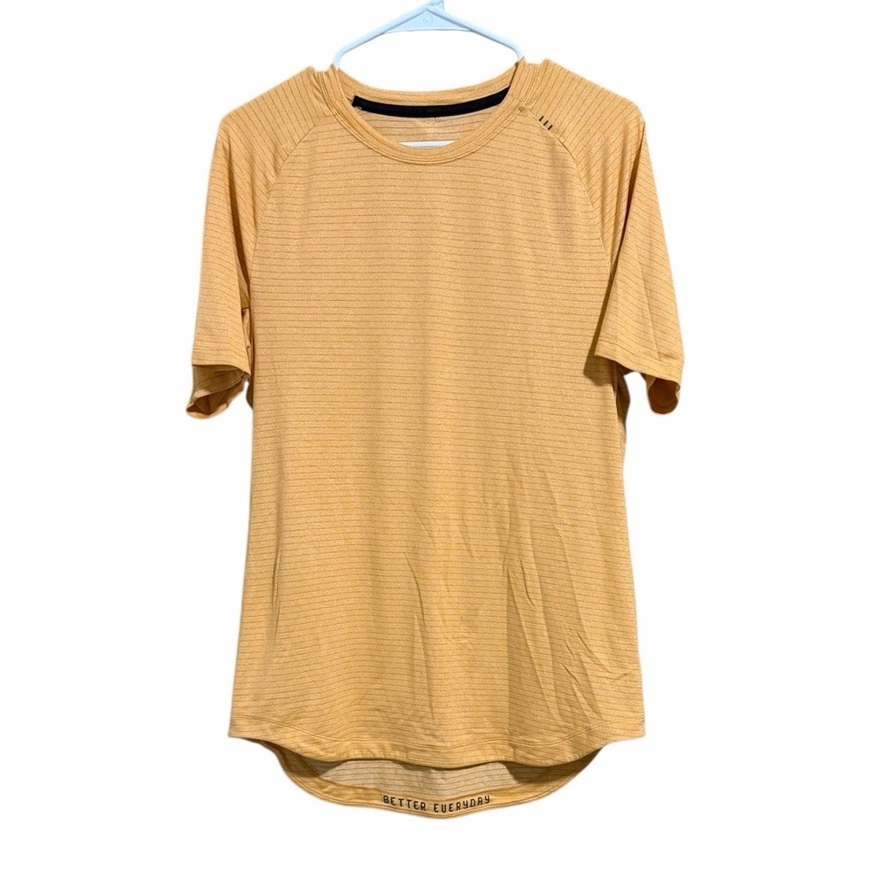 Lululemon Drysense Short Sleeve Shirt Clementine Men's Size Medium‎